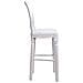 Sgabello In Legno Bianco 52x46x116h - Foto miniatura 3