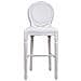 Sgabello In Legno Bianco 52x46x116h - Foto miniatura 4