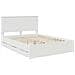 Struttura del letto Bianco 150 x 200 cm Legno Ingegnerizzato - Foto miniatura 4