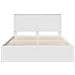 Struttura del letto Bianco 150 x 200 cm Legno Ingegnerizzato - Foto miniatura 8