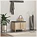 Panca per ingresso con cuscino Rovere Sonoma 60 x 38 x 46 cm - Foto miniatura 2