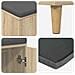 Panca per ingresso con cuscino Rovere Sonoma 60 x 38 x 46 cm - Foto miniatura 9