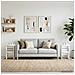 Mobile laterale 2 pcs Bianco Ø40 x 50 cm Legno ingegnerizzato - Foto miniatura 2