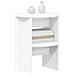 Mobile laterale 2 pcs Bianco Ø40 x 50 cm Legno ingegnerizzato - Foto miniatura 3