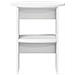 Mobile laterale 2 pcs Bianco Ø40 x 50 cm Legno ingegnerizzato - Foto miniatura 6