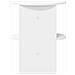 Mobile laterale 2 pcs Bianco Ø40 x 50 cm Legno ingegnerizzato - Foto miniatura 7