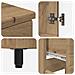 Mobiletto da bagno Rovere Artigianale 60 x 35 x 80 cm - Foto miniatura 8
