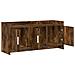 Mobile TV 102 x 33 x 47 cm Rovere Fumo Legno ingegnerizzato - Foto miniatura 3