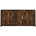 Mobile TV 102 x 33 x 47 cm Rovere Fumo Legno ingegnerizzato - Foto miniatura 4