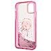 Custodia Bling Rosa Per Iphone 11/xr Con Testa Di Karl Lagerfeld - Foto miniatura 6