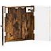 Armadio per Dartboard BREDA Rovere Fumo 52,5 x 10,5 x 53,5 cm - Foto miniatura 3