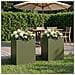 Vaso da giardino 2 pz Verde Oliva 40 x 30 x 50 cm - Foto miniatura 2