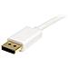Cavo adattatore Mini DisplayPort 1.2 a DisplayPort 4k bianco da 1 m - M / M - Foto miniatura 2
