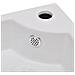 Lavandino con Troppopieno 45x32x12,5 cm Bianco - Foto miniatura 4