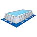 Set Piscina Mistral Rettangolare Grigia 549x274 cm - Foto miniatura 2