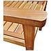 Set da Pranzo per Esterni 5 pz Legno Massello di Acacia Marrone - Foto miniatura 5