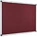 Bacheca Maya In Feltro Con Cornice In Alluminio, 900 X 600 Mm, Colore: Rosso Bordeaux - Foto miniatura 3