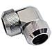Eiszapfen 13mm Hardtube Compression Fitting 90° L-connector For Plexi- Brass Tubes (rigid Or Hard Tubes) - Knurled - Chrome - Foto miniatura 5