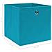 Scatole Portaoggetti 4pz Azzurre 32x32x32 cm Tessuto - Foto miniatura 5