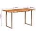 Tavolo Da Pranzo 140x70x76 Cm In Legno Massello Di Acacia - Foto miniatura 11