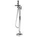 Miscelatore Vasca Freestanding Argento Boyoma - Foto miniatura 11