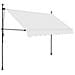 Tenda da Sole Retrattile Manuale con LED 300 cm Crema - Foto miniatura 3