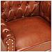 Poltrona Marrone In Vera Pelle Di Capra - Foto miniatura 8