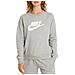 Felpa Donna Essential Crew Fleece Hbr Grigia Taglia S Codice Bv4112-063 - Foto miniatura 1