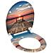 Tavoletta WC Chiusura Ammortizzata a Sgancio Rapido SUNSET SKY - Foto miniatura 1