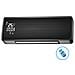 Riscaldatore Split Da Parete In Ceramica 2000 W Con Frontale In Vetro Nero Con Controllo Wifi E Timer - Foto miniatura 4