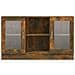 Mobile Vetrina Rovere Fumo 120x30,5x70 Cm In Legno Multistrato - Foto miniatura 3