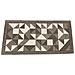 Tappeto Passatoia Cucina Salotto Antimacchia Retro Antiscivolo Origami Vari Colori 55x140 Fango - Foto miniatura 3