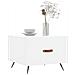 Tavolini Da Salotto 2 Pz Bianchi 50x50x40 Cm Legno Multistrato - Foto miniatura 3