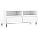 Mobile Porta Tv Bianco Lucido 100x34,5x44,5cm Legno Multistrato - Foto miniatura 2