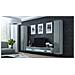 Cama Tv Stand Vigo New 30/180/40 White/grey Gloss - Foto miniatura 2
