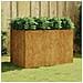Fioriera Rialzata da Giardino 120x80x80 cm in Acciaio Corten - Foto miniatura 3