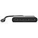 Hub 4 porte Da USB-C a USB-C 10000 Mbit /s Nero - Foto miniatura 2
