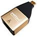 12.02.1111 Adattatore Per Inversione Del Genere Dei Cavi Usb Type C Rj-45 Nero, Oro - Foto miniatura 1