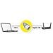 12.02.1111 Adattatore Per Inversione Del Genere Dei Cavi Usb Type C Rj-45 Nero, Oro - Foto miniatura 3