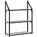 Scaffale Parete 3ripiani Grigio Sonoma 60x21x78,5cm Multistrato - Foto miniatura 2