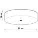 Lampada A Soffitto Skala 60 Nero Sl. 0810 - Minimalista Lampade Da Soffitto Nero 16x60x60 Cm - Foto miniatura 4