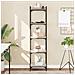 Libreria 5 Ripiani Grigio Sonoma 40x30x154cm Legno Multistrato - Foto miniatura 1
