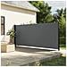 Tenda Da Sole Laterale Retrattile Antracite 180x500 Cm - Foto miniatura 1