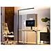Lampada Da Terra Led Metallo Nero 194 Cm Mensa - Foto miniatura 1