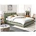 Letto Ad Acqua Velluto A Coste Vinay 160 X 200 Cm Verde Oliva - Foto miniatura 1