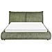 Letto Ad Acqua Velluto A Coste Vinay 160 X 200 Cm Verde Oliva - Foto miniatura 4