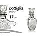 Trade Shop - 6pz Bottiglia Whisky Liquori Bottiglietta Vetro Tappo Ermetico 250ml 17cm 773099 - Foto miniatura 1