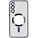 Cover Magsafe Per Samsung S23 Fe In Silicone Bordo Cromato - Foto miniatura 1