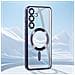 Cover Magsafe Per Samsung S23 Fe In Silicone Bordo Cromato - Foto miniatura 3