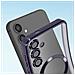 Cover Magsafe Per Samsung S23 Fe In Silicone Bordo Cromato - Foto miniatura 4